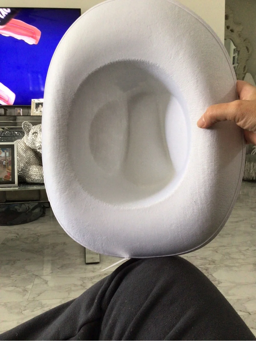 White Cowboy Los Angeles chargers hat